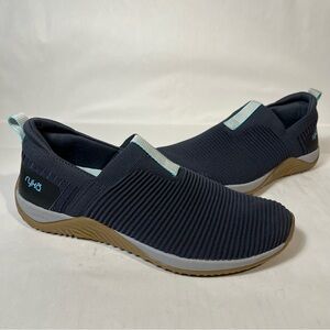 Ryka Women's Echo Knit Slip On Sneakers Navy Blue 9